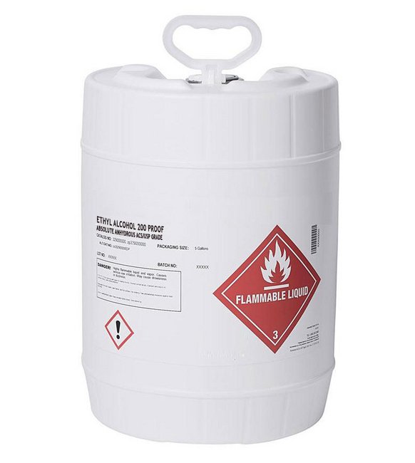 275 Gallon (gal) Volume Denatured Ethanol with Heptane (CDA 12A) - Image 1