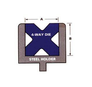 Die-Thane Press Brake 4 Way Die - Model FW5050 - Image 2