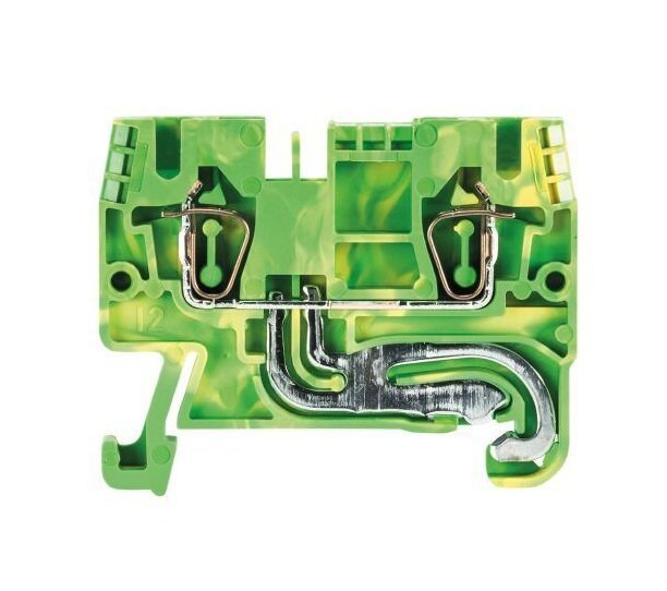 Wieland WKFN 2.5 SL/35 Earth Terminal Block - DIN Rail Terminal Block - Image 1