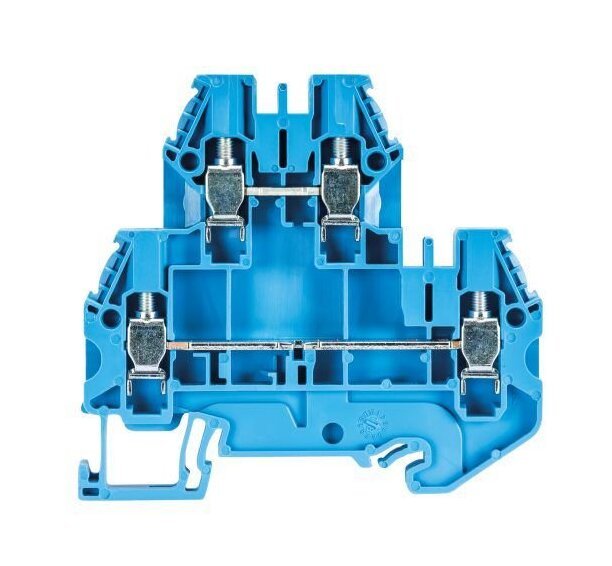 Wieland WT 4 E BL Multi-Tier DIN Rail Terminal Block - Image 1