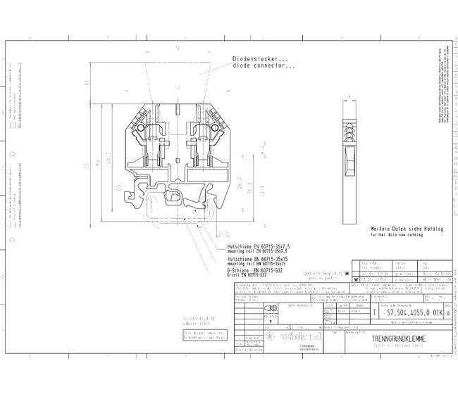 Wieland WK 4 TKG/U/V0 Fuse Terminal Block - Image 3