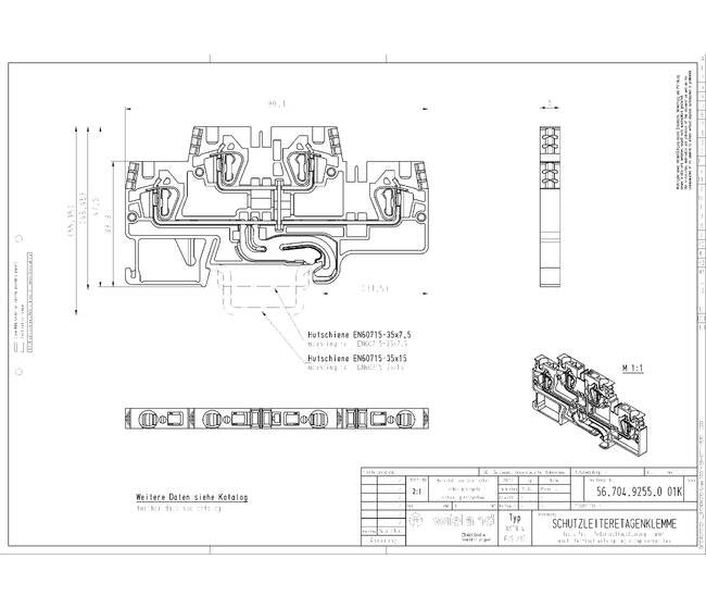 Wieland WKFN 4 Earth Terminal Block - Image 2