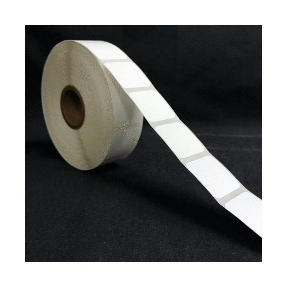 0.9375 x 0.9375 Inch Size White Direct Thermal Label - Image 1
