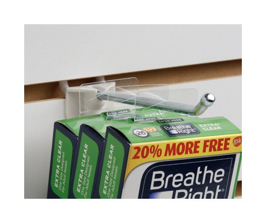 Heavy-Duty 12" Single Prong Metal Pegboard Hook with Plastic Back - Image 4