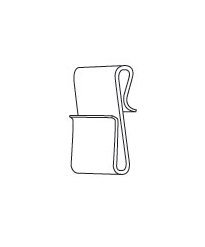 Heavy Duty Power Wire Wing Clip - Wire and Corrugated Display Attachment Clip - Image 2