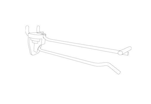 Speedy-Back 10" Steel Peg Hook with T-Scan Bar - Image 3