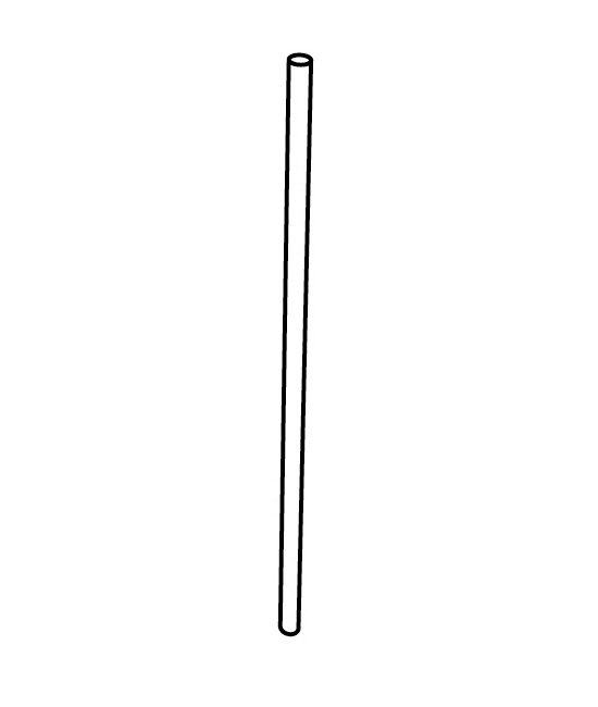 6" B-Flute Wire Support Rod, 15 ga. Zinc-Coated - Image 2