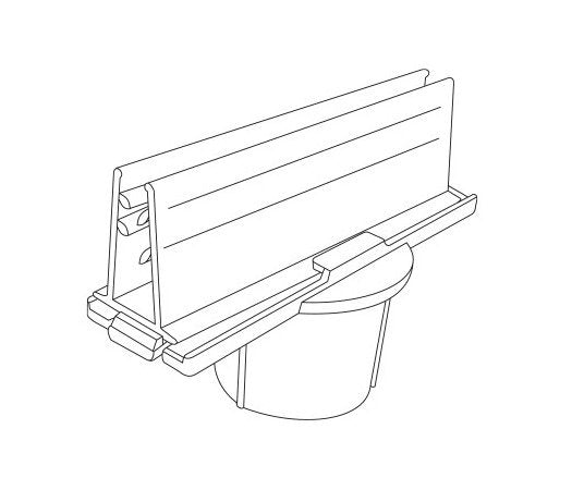 Gripper Sign Holder for Display Poles - T Style Adapter - Image 2
