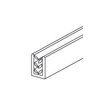Heavy Duty Clear PVC Gripper U-Channel Panel Former, 3/16" - 1/4" Grip - Image 2