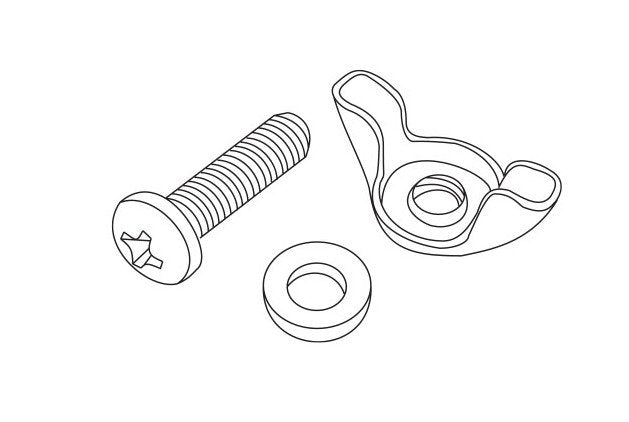 Heavy Duty Display Hardware Kit - Wing Nut & Bolt Set - Image 2