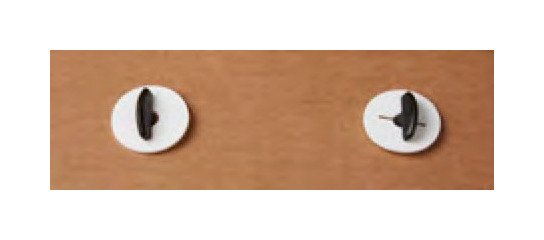 White Packaging Handle - Medium Duty, 6-1/2" Long - Image 3