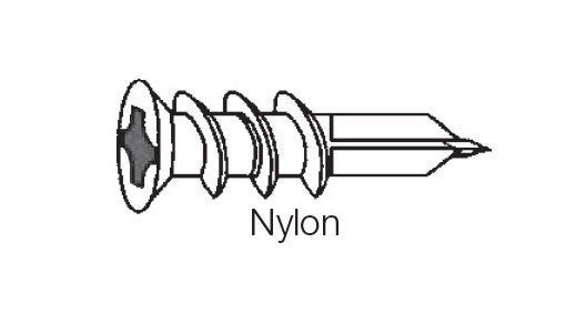 Medium Duty Nylon Wall Anchor #8 for Drywall - Image 2
