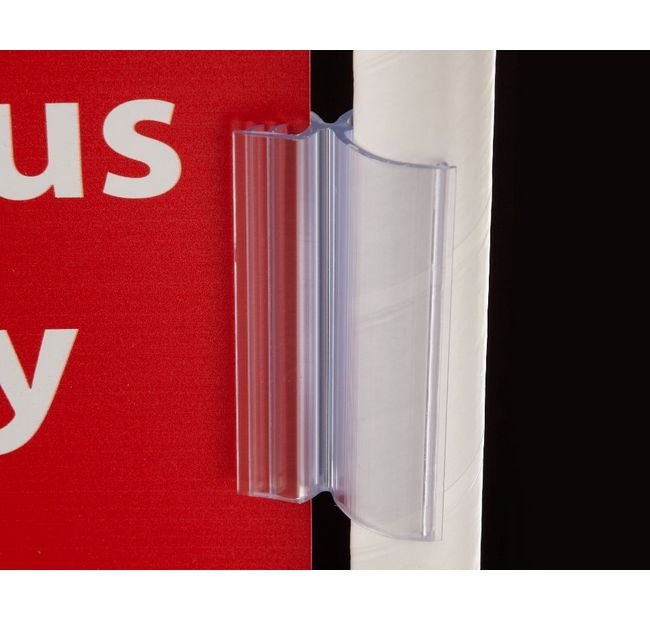 Pole Gripper Sign Holder - 0.187" to 0.250" Grip Capacity - Image 1