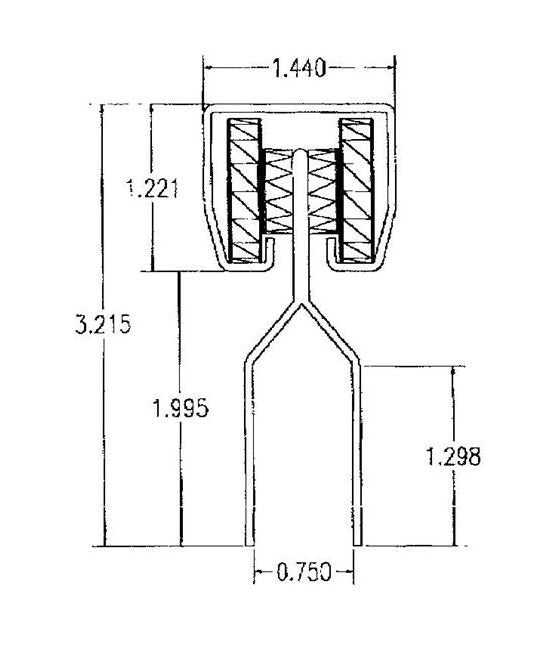 Heavy-Duty Sliding Door Hanger for 36-42 Inch Doors with Double Bearings - Image 3