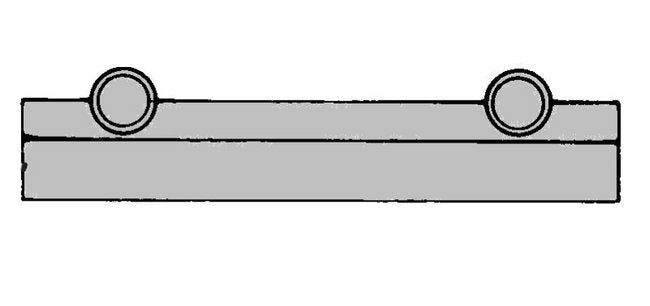Heavy-Duty Sliding Door Hanger for 36-42 Inch Doors with Double Bearings - Image 1