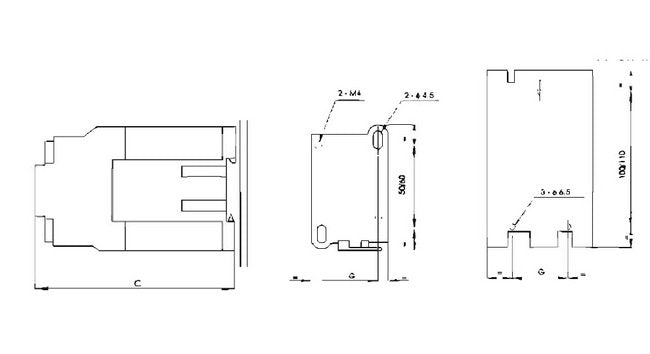 9A 4-Pole Contactor with DC Operating Coil - Image 5