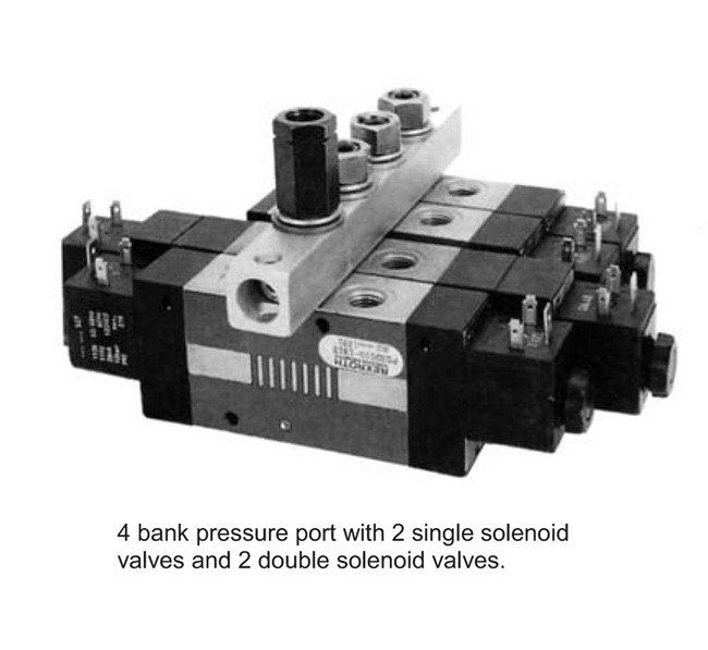 Rexroth CD07 4-Way Air Pilot Valve 1/4" NPT - Image 3