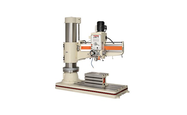 JET 5ft Arm Radial Drill Press - Industrial Grade - Image 1