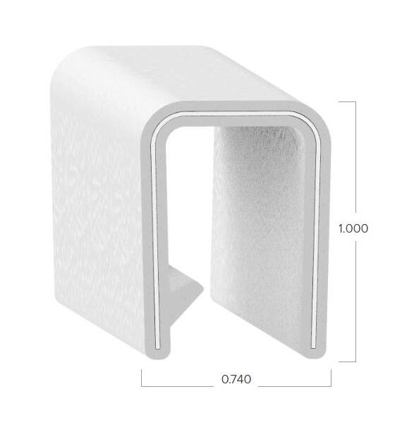 Uni-Grip 0.740x1.000 Edge Trim with Steel Core - Image 2