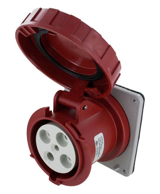 Eureka-HD Series 480 Volt (V) Alternating Current (AC) Voltage Receptacle Connector - Image 1