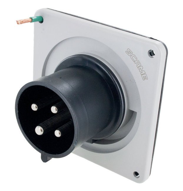 Eureka-HD Series 300 Volt (V) Alternating Current (AC) Voltage Inlet Connector - Image 1