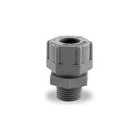 Tuff-Seal™ RSP Series 3/8 Inch (in) Conduit Size and 0.188 to 0.250 Inch (in) Cable Range Straight Non-Metallic Cord Connector with Mesh - Image 1