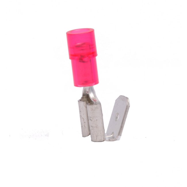 Red Nylon 22-18 AWG Piggyback Connector 3-pc Set - Image 1