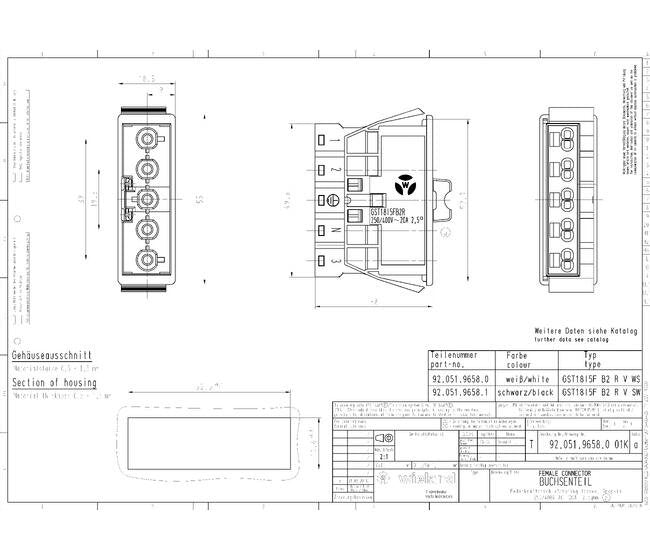 Wieland GST18I5F Panel Mount Connector - Image 3