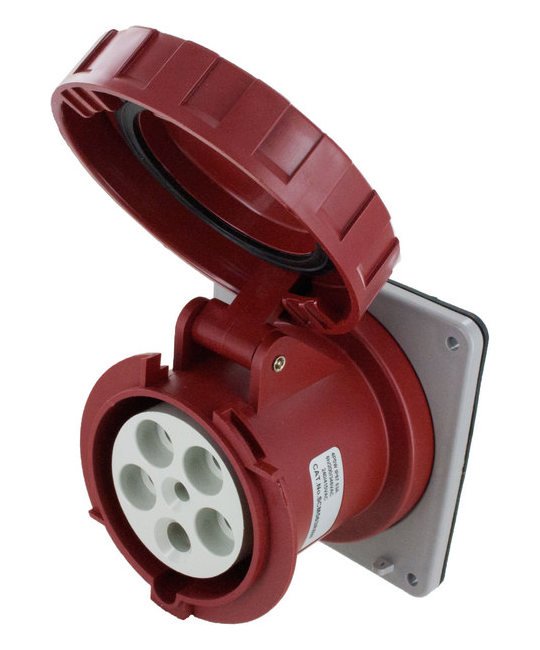 220 to 240 and 380 to 415 Volt (V) Voltage Eureka High Definition (HD) Series Pin and Sleeve Connector - Image 1