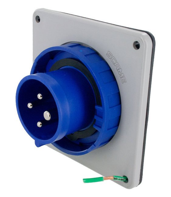 Eureka-HD Series 250 Volt (V) Alternating Current (AC) Voltage Inlet Connector - Image 1
