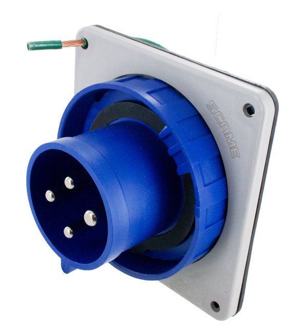 Eureka-HD Series 250 Volt (V) Alternating Current (AC) Voltage Inlet Connector - Image 1