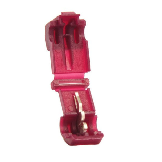 Red 22-18 AWG T-Tap Connector Single Blade - Pack of 100 - Image 1