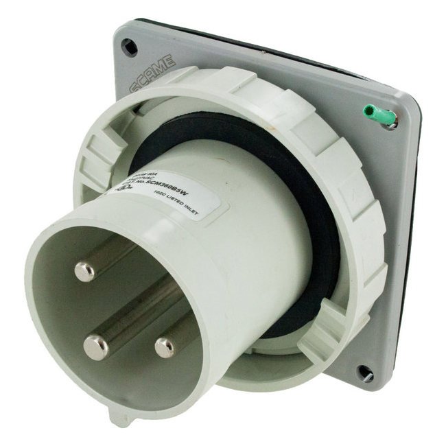 Eureka-HD Series 277 Volt (V) Alternating Current (AC) Voltage Inlet Connector - Image 1