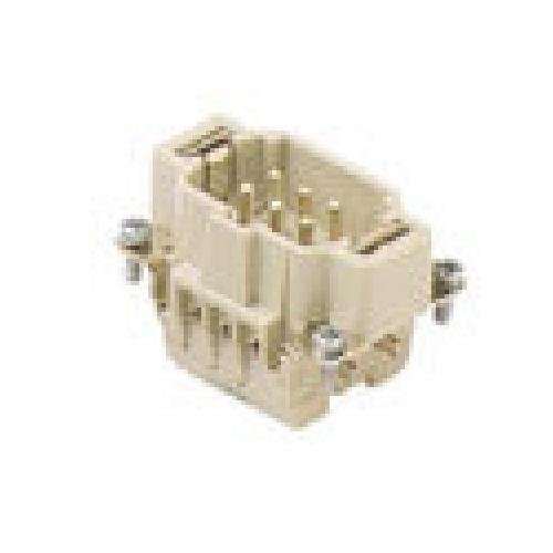 Ilme E Series 22-12 American Wire Gauge (AWG) 6 Pole Male Insert - Image 1