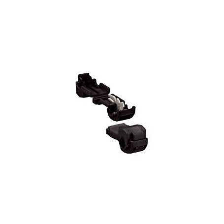 Black 24-20 AWG Single Blade T-Tap Connector (Pack of 100) - Image 1
