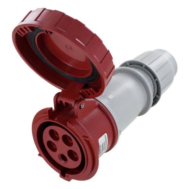 220 to 240 and 380 Volt (V) Voltage Eureka High Definition (HD) Series Pin and Sleeve Connector - Image 1