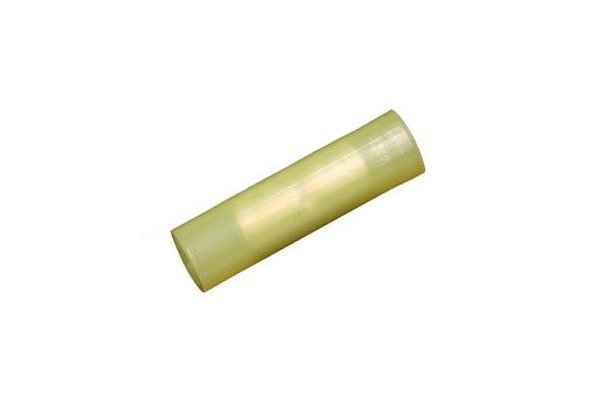 Nylon Seamless Straight Butt Connector 12-10 AWG (Yellow, Pack of 100) - Image 1