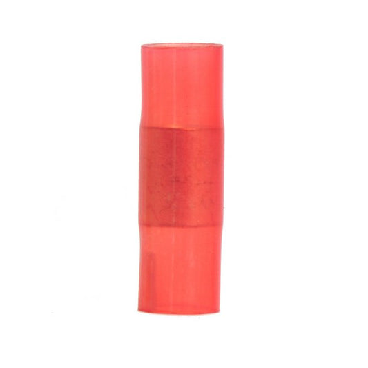8 AWG Seamless Parallel Connector Nylon 2-pc, Pack of 100, Red - Image 1