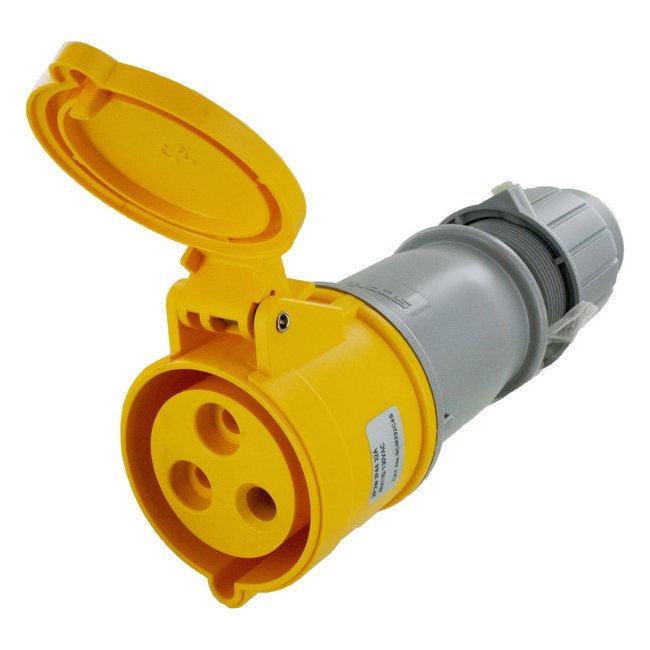 100 to 130 Volt (V) Voltage Eureka High Definition (HD) Series Pin and Sleeve Connector - Image 1