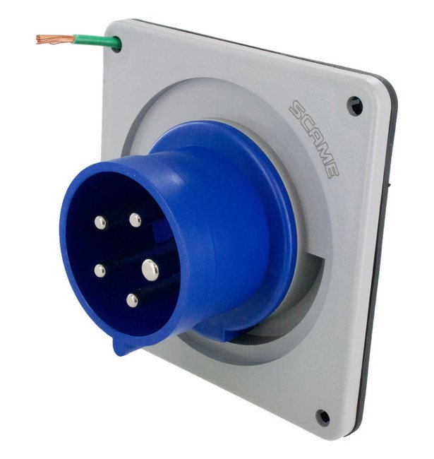 Eureka-HD Series 208 Volt (V) Alternating Current (AC) Voltage Inlet Connector - Image 1