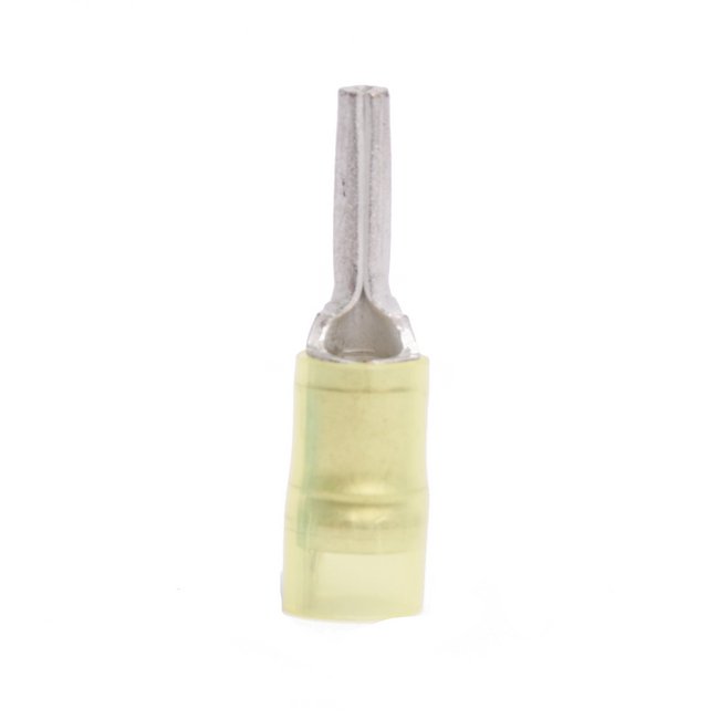 Yellow Nylon 3-Piece 12-10 AWG Pin Terminals - Pack of 100 - Image 1