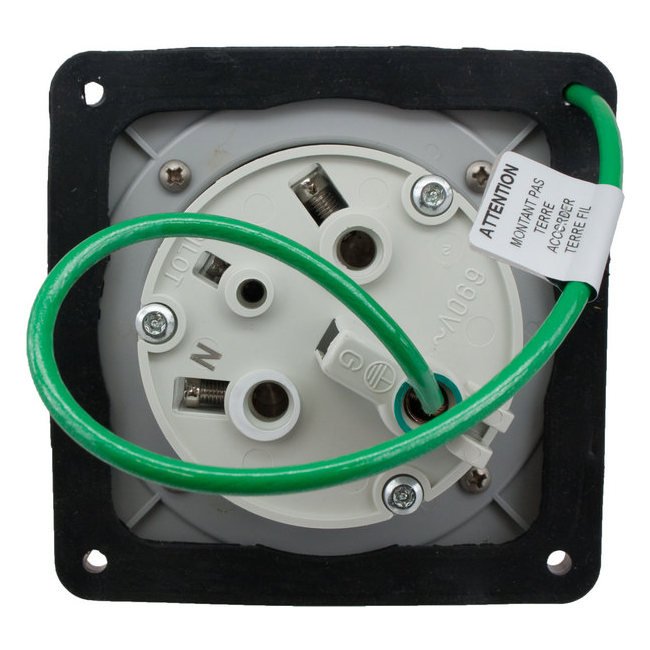 Eureka-HD Series 125 Volt (V) Alternating Current (AC) Voltage Inlet Connector - Image 1