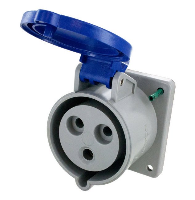 220 to 240 Volt (V) Voltage Eureka High Definition (HD) Series Pin and Sleeve Connector - Image 1