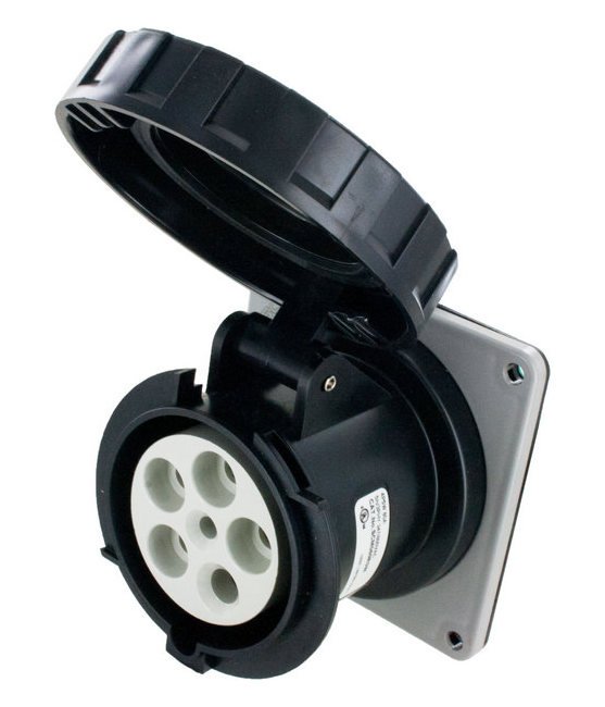 Eureka-HD Series 600 Volt (V) Alternating Current (AC) Voltage Receptacle Connector - Image 1