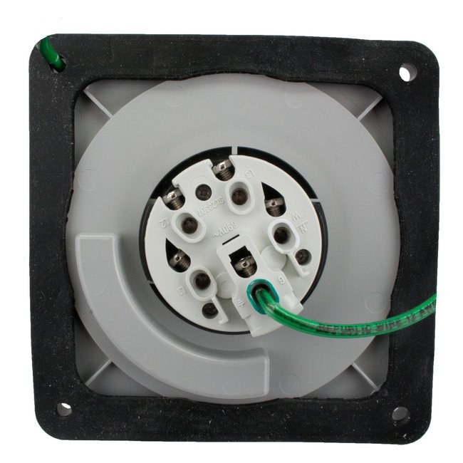 Eureka-HD Series 480 Volt (V) Voltage Inlet Connector - Image 1