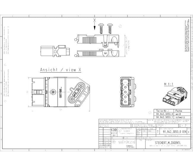 Wieland GST15I4S S1 ZW1 SW Male Electrical Connector - Image 2