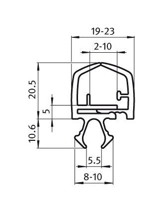 Durable Reduction Profile Plastic Enclosure Hardware - Image 2