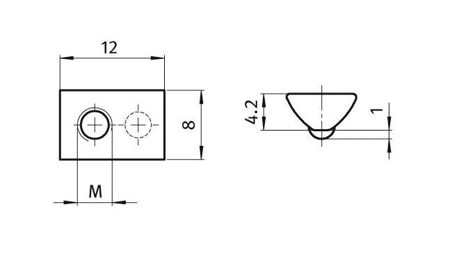 Heavy Duty T-Slot Nuts with Spring Loaded Ball - Image 3