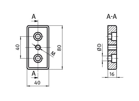 Heavy-Duty Transport and Base Plate - M8 Style 1 - Image 2