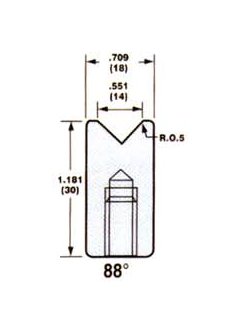 European Style Low Profile Narrow V-Die Press Brake with 0.551" V Opening - Image 1